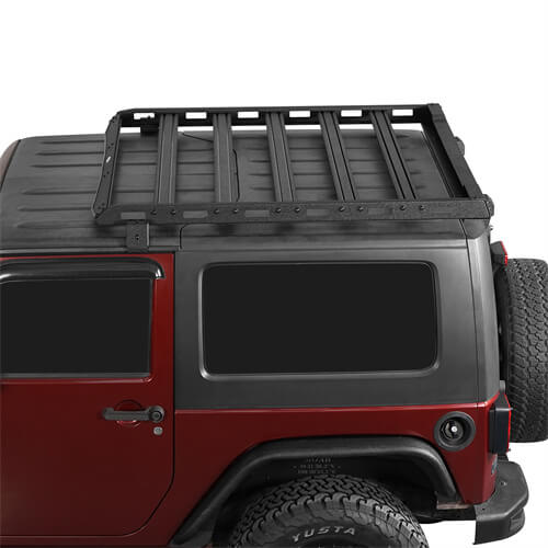 2007-2018 Jeep Wrangler JK Aluminum Roof Top Cargo Rack For Hard Top 2/4 Doors - Ultralisk4x4 ul2078 8