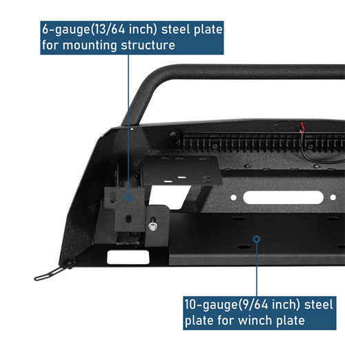 Blink Stubby Front Bumper For 2015-2020 Chevy Colorado - Ultralisk4x4 - Ultralisk4x4-u9113-10