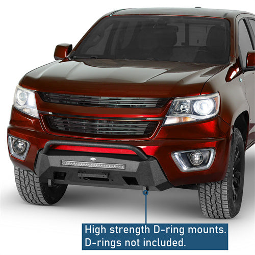 Blink Stubby Front Bumper For 2015-2020 Chevy Colorado - Ultralisk4x4 - Ultralisk4x4-u9113-7