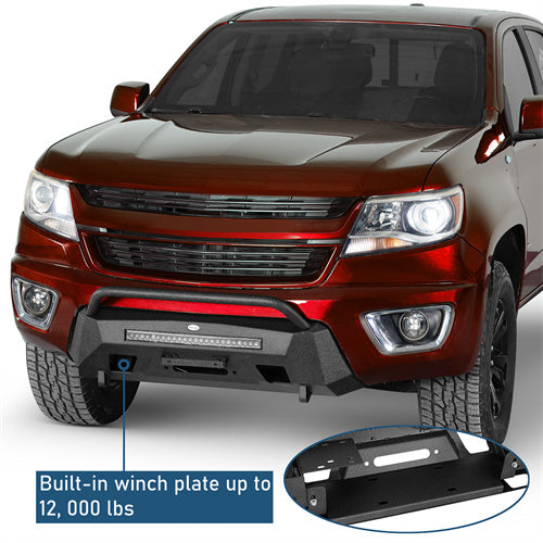 Blink Stubby Front Bumper For 2015-2020 Chevy Colorado - Ultralisk4x4 - Ultralisk4x4-u9113-8