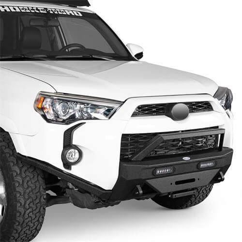 Blink Stubby Front Bumper w/ LED spotlights included For 2014-2024 Toyota 4Runner - Ultralisk4x4 -u9809s-2