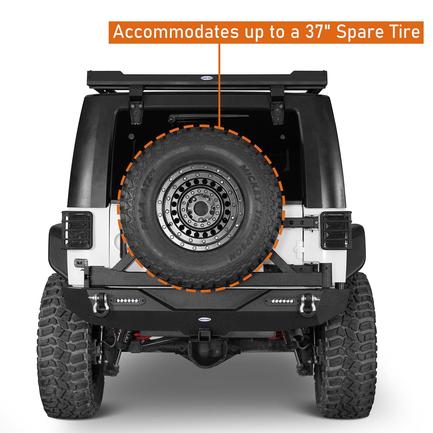 Jeep JK Different Trail Front and Rear Bumper Combo for 2007-2018 Jeep Wrangler JK - Ultralisk 4x4 ULB.3018+ULB.2029 10