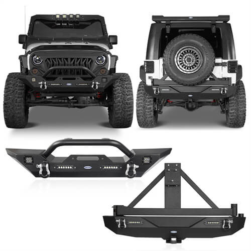 Jeep Wrangler JK Front Bumper on sale | Best Deals Running Boards ...