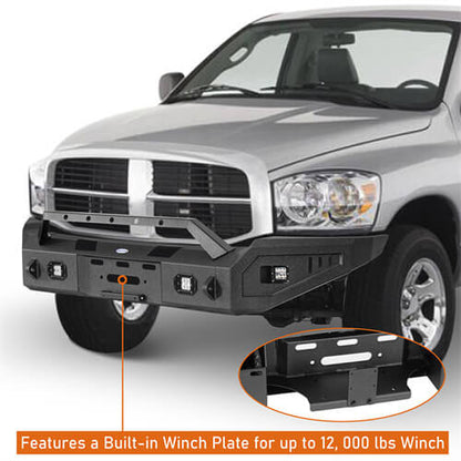 Discovery Ⅰ Full-Width Ram 1500 Front Bumper Pickup Truck Parts For 2006-2008 Ram 1500 - Ultralisk4x4 b6505 10