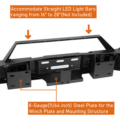 Discovery Ⅰ Full-Width Ram 1500 Front Bumper Pickup Truck Parts For 2006-2008 Ram 1500 - Ultralisk4x4 b6505 12