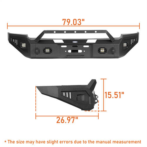 Discovery Ⅰ Full-Width Ram 1500 Front Bumper Pickup Truck Parts For 2006-2008 Ram 1500 - Ultralisk4x4 b6505 15