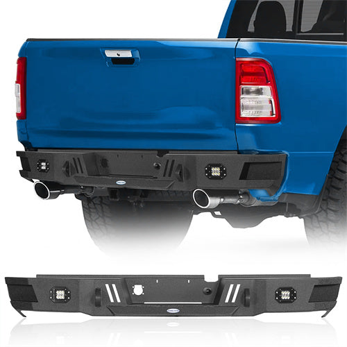 Off Road Rear Bumper w/Floodlights For 2003-2009 Dodge Ram 2500/3500  - Ultralisk 4x4