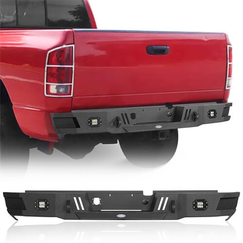 Off Road Rear Bumper w/Floodlights For 2003-2009 Dodge Ram 2500/3500  - Ultralisk 4x4