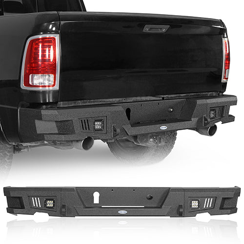 Ram Rear Bumper W Led Lights For 2009-2018 Dodge Ram 1500 - Ultralisk 4x4