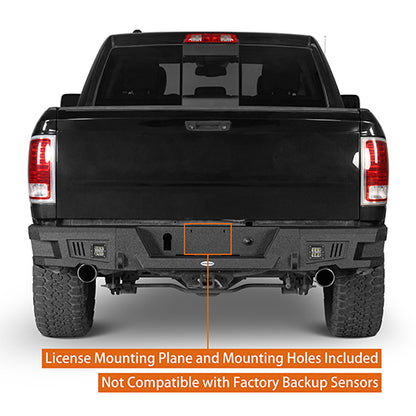 Ram Rear Bumper w/LED Lights for 2009-2018 Dodge Ram 1500 - Ultralisk 4x4 ULB.6005 8