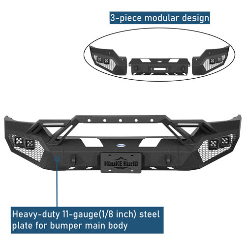 Earthshaker Series Front Bumper For 2014-2015 Chevy Silverado 1500 - Ultralisk4x4-u9038-10