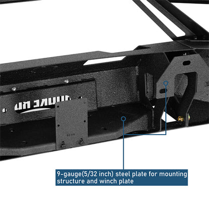 Earthshaker Series Front Bumper For 2014-2015 Chevy Silverado 1500 - Ultralisk4x4-u9038-11