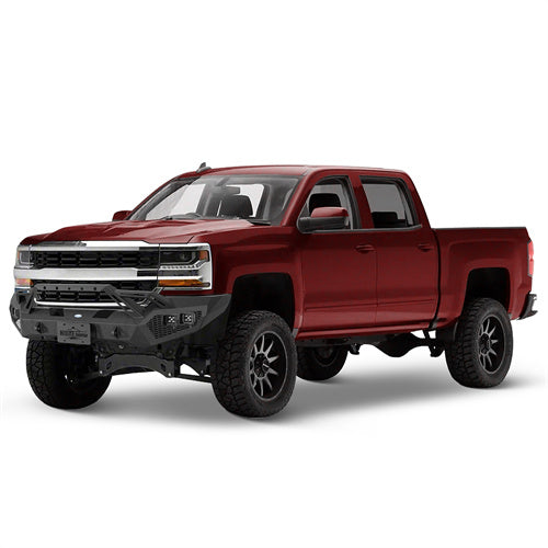 Earthshaker Series Front Bumper For 2014-2015 Chevy Silverado 1500 - Ultralisk4x4-u9038-2