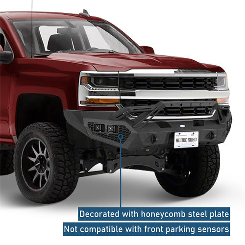 Earthshaker Series Front Bumper For 2014-2015 Chevy Silverado 1500 - Ultralisk4x4-u9038-5