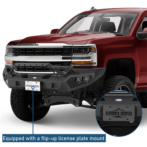 Earthshaker Series Front Bumper For 2014-2015 Chevy Silverado 1500 - Ultralisk4x4-u9038-6