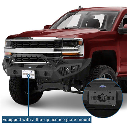 Earthshaker Series Front Bumper For 2014-2015 Chevy Silverado 1500 - Ultralisk4x4-u9038-6