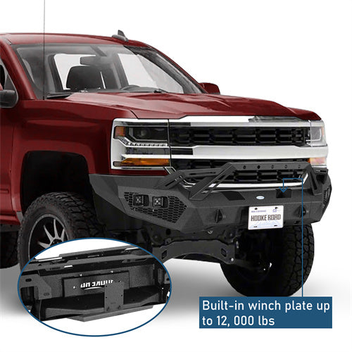 Earthshaker Series Front Bumper For 2014-2015 Chevy Silverado 1500 - Ultralisk4x4-u9038-8