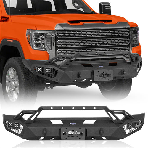 Earthshaker Series Front Bumper For 2020-2023 GMC Sierra 2500HD/3500HD - Ultralisk4x4-u9206-1