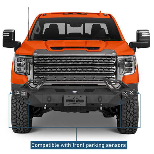 Earthshaker Series Front Bumper For 2020-2023 GMC Sierra 2500HD/3500HD - Ultralisk4x4-u9206-8