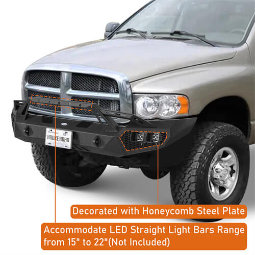 Earthshaker Series Front Bumper For 2003-2005 Ram 2500 - Ultralisk4x4-u6466-6