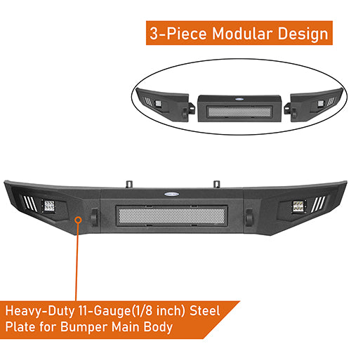 F-150 Ford Full Width Front Bumper for 2009-2014 Ford F-150, Excluding Raptor - Ultralisk 4x4 ULB.8201 8