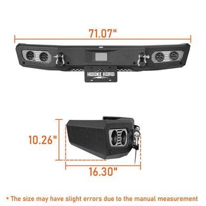 2021-2023 Ford Bronco Front Bumper 4x4 Truck Parts w/D-Rings & LED Lights - Ultralisk4x4 ul8922s 22