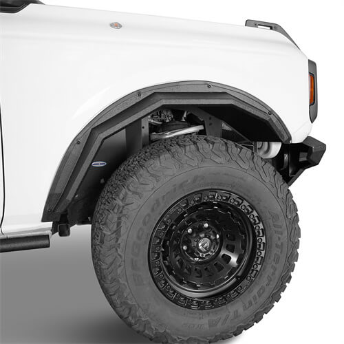 2021 2022 2023 Ford Bronco Front Inner Fender Liners  - Ultralisk 4x4 ul8914s 5