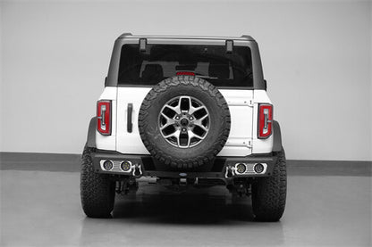 2021-2023 Ford Bronco Rear Bumper 4x4 Truck Parts w/D-Rings & LED Lights Excluding Raptor - Ultralisk4x4 ul8923s 8