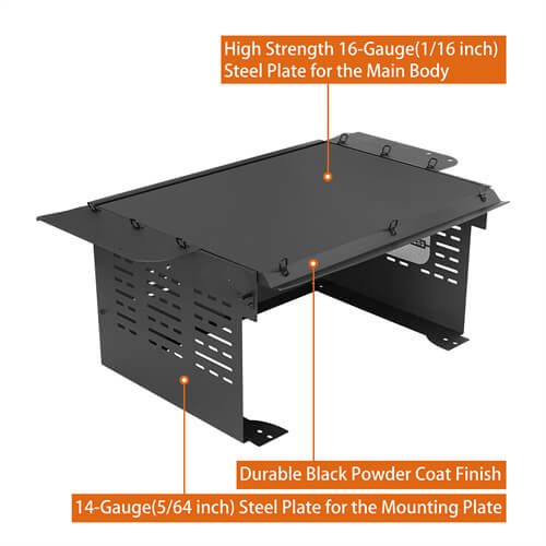 2021 2022 2023 Ford Bronco Security Deck Enclosure Trunk Cargo Rack - Ultralisk4x4 ul8925s 8