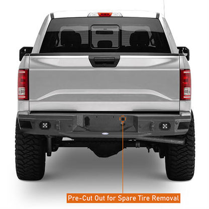 Rear Bumper w/ LED Spotlights For 2018-2020 Ford F-150(Excluding Raptor)  - Ultralisk4x4