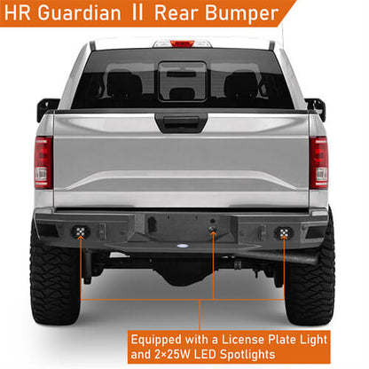 Rear Bumper w/ LED Spotlights For 2018-2020 Ford F-150(Excluding Raptor)  - Ultralisk4x4