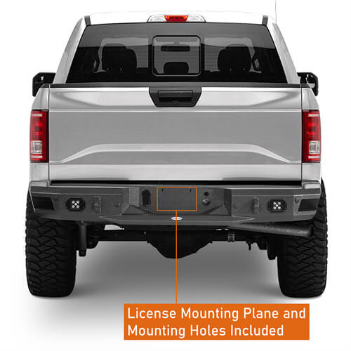 Rear Bumper w/ LED Spotlights For 2018-2020 Ford F-150(Excluding Raptor)  - Ultralisk4x4