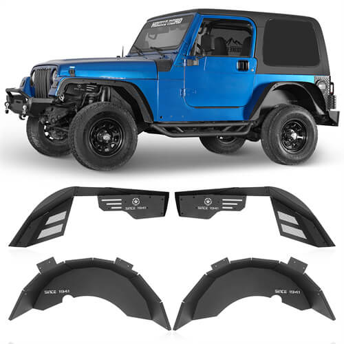 Jeep accessories Front & Rear Inner Fender Liners For 1997-2006 Jeep Wrangler TJ - Ultralisk4x4-u10341035-2