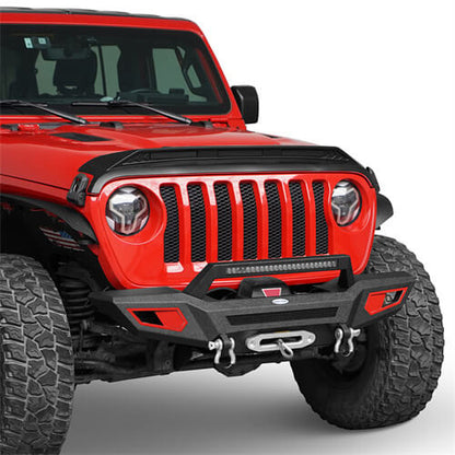 Aftermarket Front Bumper For 18-23 Jeep Wrangler JL & Jeep Gladiator JT - Ultralisk 4x4 ul3044s 2