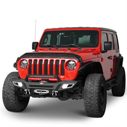 Aftermarket Front Bumper For 18-23 Jeep Wrangler JL & Jeep Gladiator JT - Ultralisk 4x4 ul3044s 7