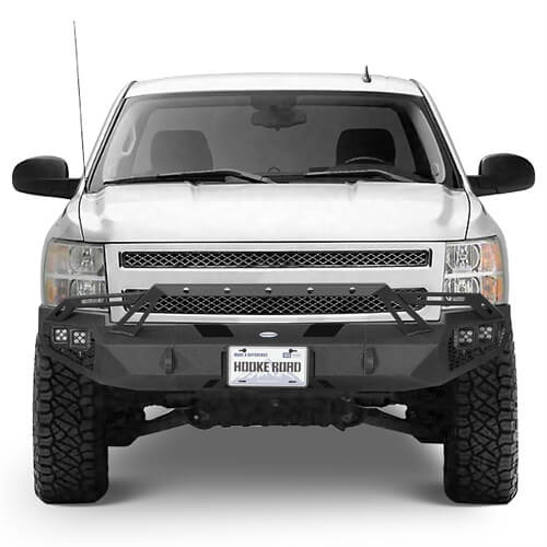 Earthshaker Series Front Bumper For 2007-2013 Chevy Silverado 1500 2nd Generation - Ultralisk4x4-u9034-2