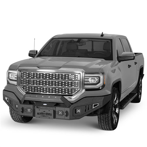 Full-width Front Bumper For 2016-2018 GMC Sierra 1500 - Ultralisk4x4-u9460-2