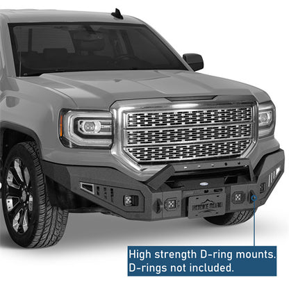 Full-width Front Bumper For 2016-2018 GMC Sierra 1500 - Ultralisk4x4-u9460-6