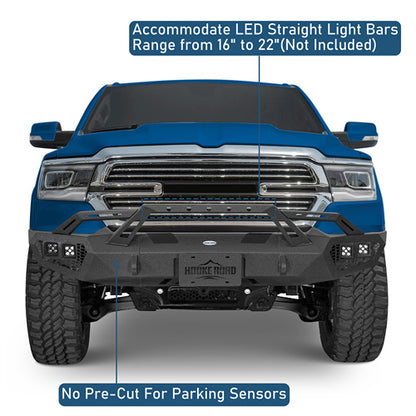 Off-Road Front Bumper For 2019-2024 Ram 1500(Excluding EcoDiesel, Rebel & TRX)(Does not for 19-24 Ram 1500 Classic Models) - Ultralisk4x4