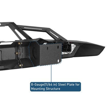 Off-Road Front Bumper For 2019-2024 Ram 1500(Excluding EcoDiesel, Rebel & TRX)(Does not for 19-24 Ram 1500 Classic Models) - Ultralisk4x4