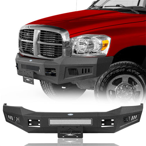 Road Trip Guardian Ⅱ Front Bumper For 2006-2009 Ram 2500 3500 - Ultralisk4x4-u6480-1