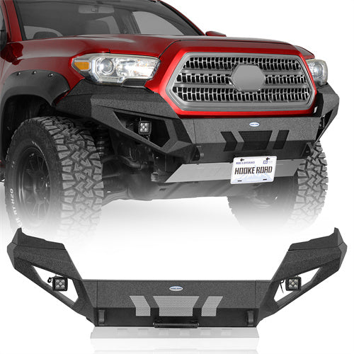 Front Bumper w/ LED Lights For 2016-2023 Toyota Tacoma 3rd Gen - Ultralisk4x4 -u4227-1