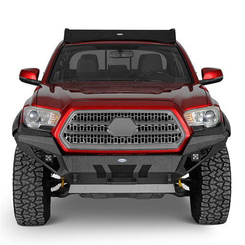 Front Bumper w/ LED Lights For 2016-2023 Toyota Tacoma 3rd Gen - Ultralisk4x4 -u4227-2