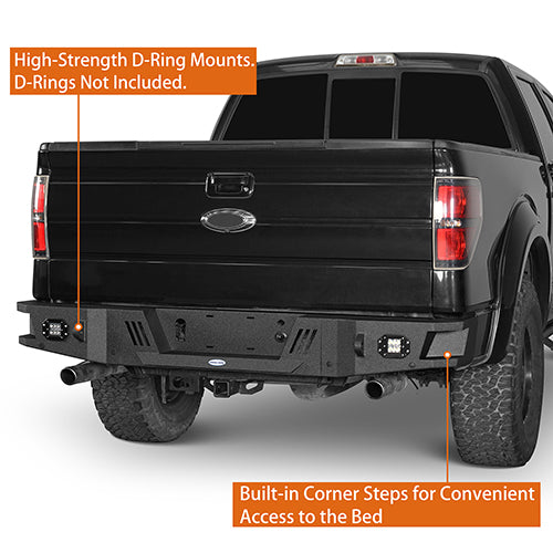 Ford F-150 Front Bumper & Rear Bumper Back Bumper for 2009-2014 Ford F-150 ultralisk4x4 ULB.8201+8204 15