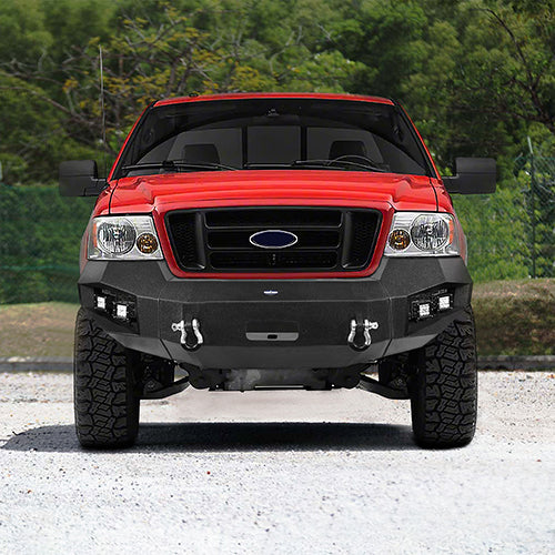 Front Bumper & Rear Bumper w/Lights & Towing Hooks for 2006-2008 Ford F-150 ultralisk4x4 ULB.8000+8204 3