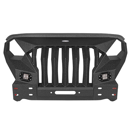 Mad Max Front Bumper & Rear Bumper w/Spare Tire Carrier for 2007-2018 Jeep Wrangler JK ultralisk4x4 ULB.2038+2015 21