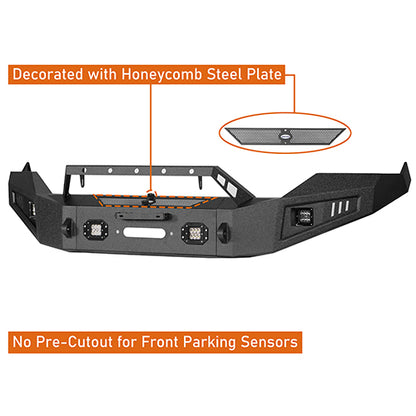 Dodge Ram Front Bumper & Rear Bumper for 2013-2018 Dodge Ram 1500 ultralisk4x4 ULB.6001+6005 13