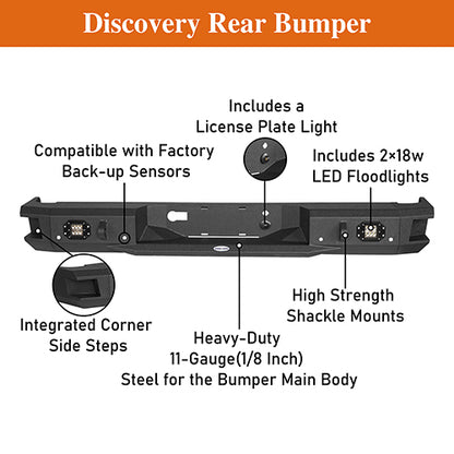 Ford F-150 Full Width Front Bumper & Rear Bumper for 2009-2014 Ford F-150 ultralisk4x4 ULB.8201+8203 25