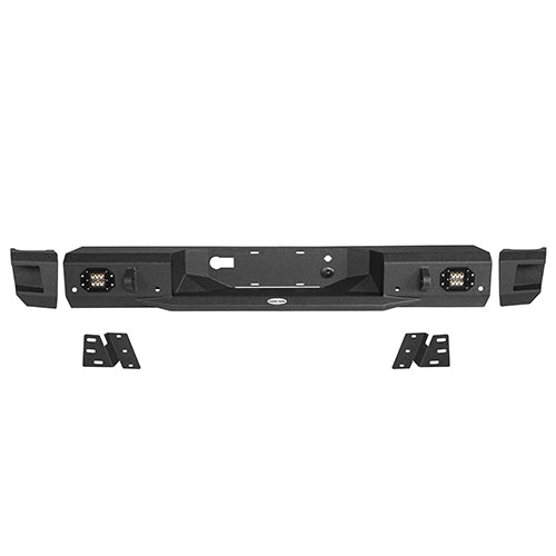 Front Bumper &  Rear Bumper &  Roof Rack Luggage Carrier for 2009-2014 Ford F-150 SuperCrew, Excluding Raptor ultralisk4x4 ULB.8205+8201+8203 27