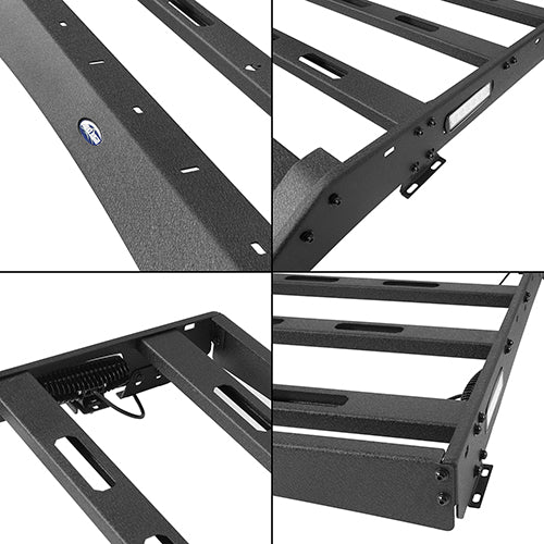 Front Bumper &  Rear Bumper &  Roof Rack Luggage Carrier for 2009-2014 Ford F-150 SuperCrew, Excluding Raptor ultralisk4x4 ULB.8205+8201+8203 31